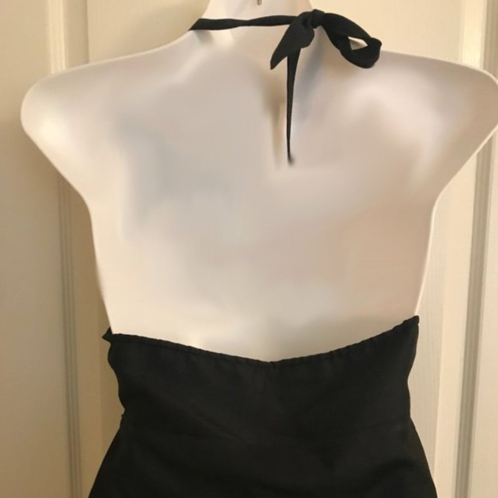 100% Silk Bling Halter Top - Picture 4 of 5